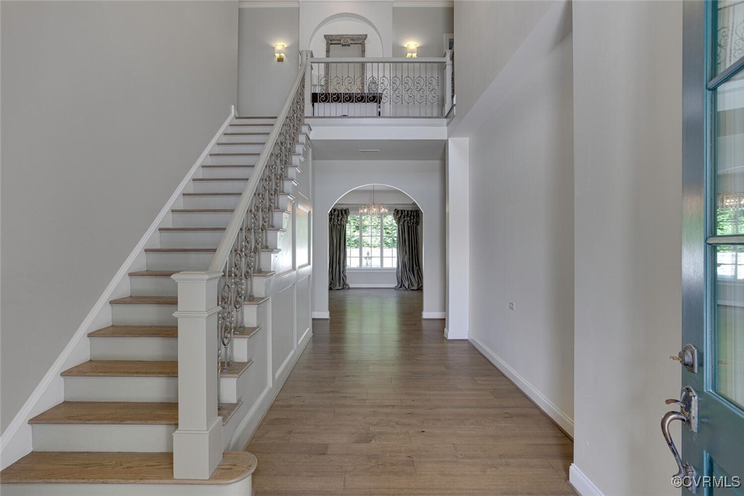 2392 Bel Crest Circle Midlothian, VA 23113 - Photo 4 of 50 a view of entryway and hall with wooden floor