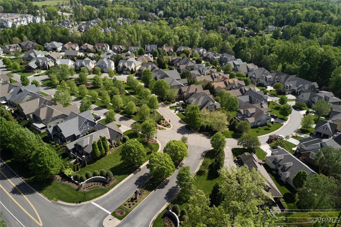 2392 Bel Crest Circle Midlothian, VA 23113 - Photo 47 of 50 an aerial view of residential house with outdoor space and trees all around