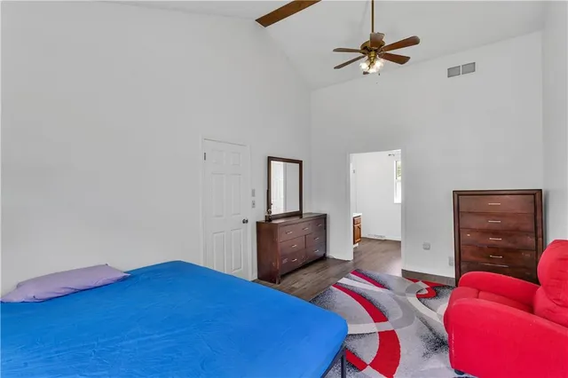 wooden floor in an empty room
