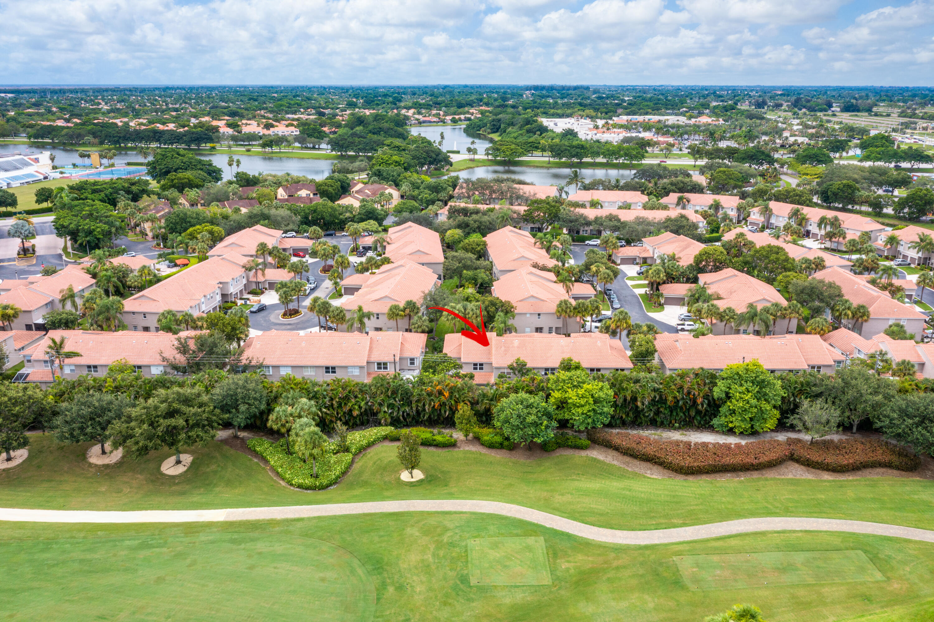 20971 Vía Jasmine, Unit 1 Boca Raton, FL 33428 - Photo 32 of 34 Aerial