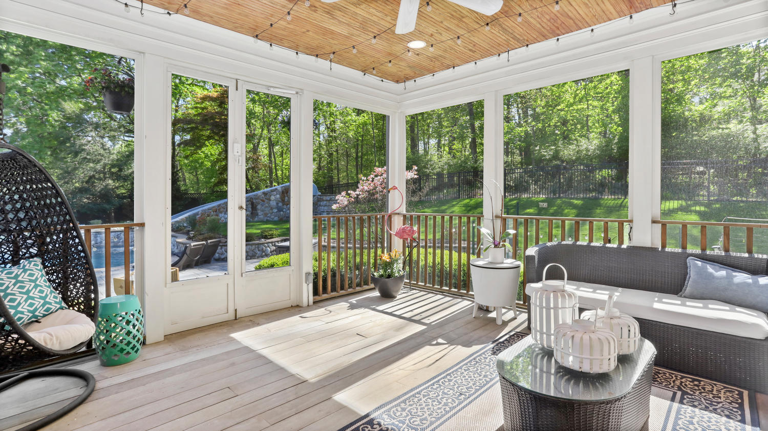 8 Wakeman Road Westport, CT 06880 - Photo 14 of 41 a living room with furniture and a floor to ceiling window