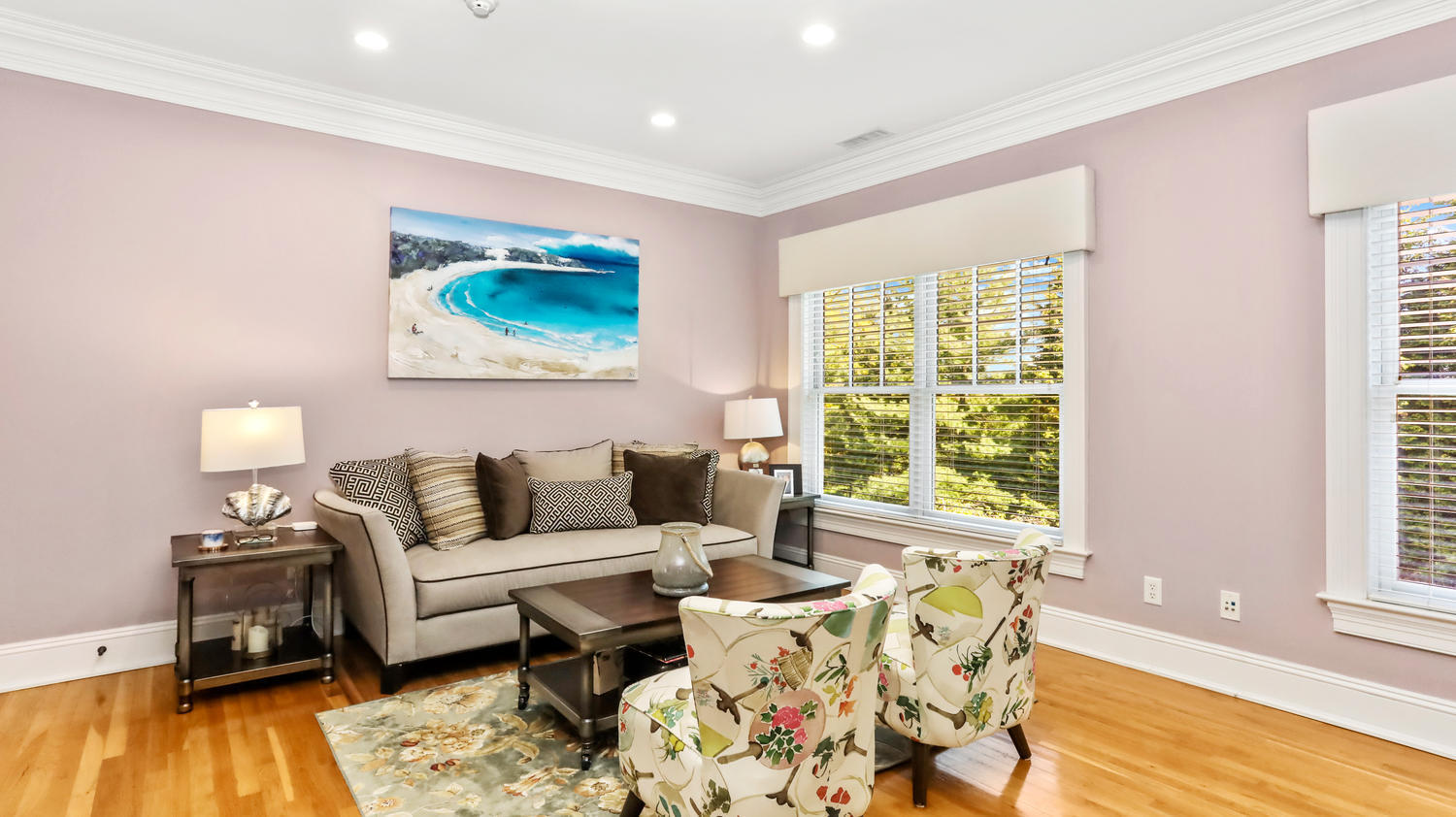 8 Wakeman Road Westport, CT 06880 - Photo 17 of 41 a living room with furniture and a large window