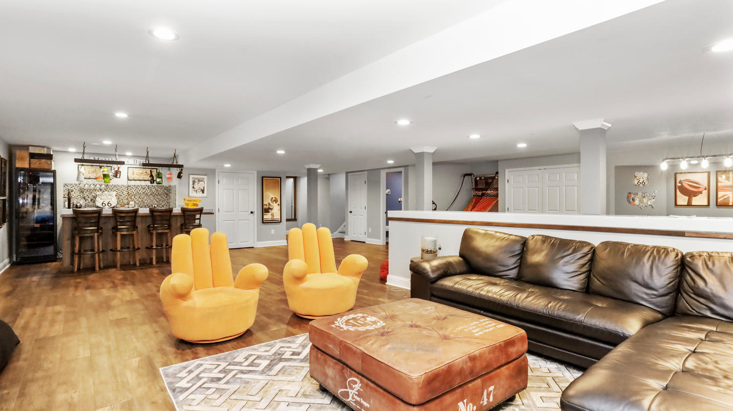 8 Wakeman Road Westport, CT 06880 - Photo 26 of 41 a living room with furniture and kitchen view