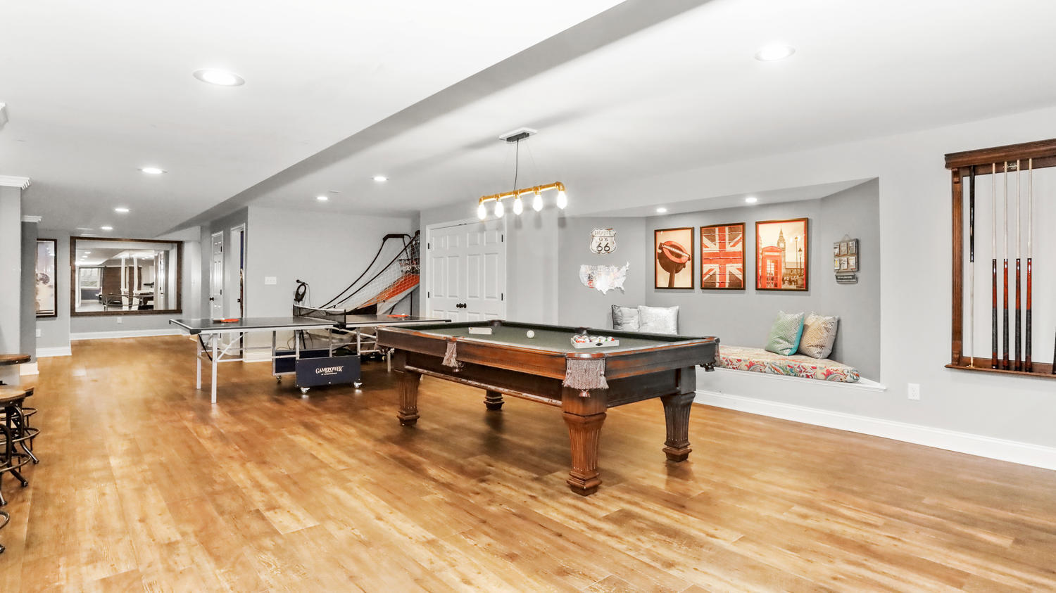 8 Wakeman Road Westport, CT 06880 - Photo 28 of 41 a living room with furniture pool table and a table