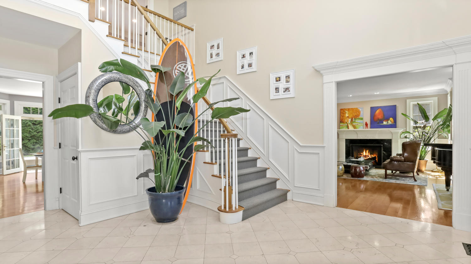 8 Wakeman Road Westport, CT 06880 - Photo 4 of 41 a view of entryway livingroom and hall