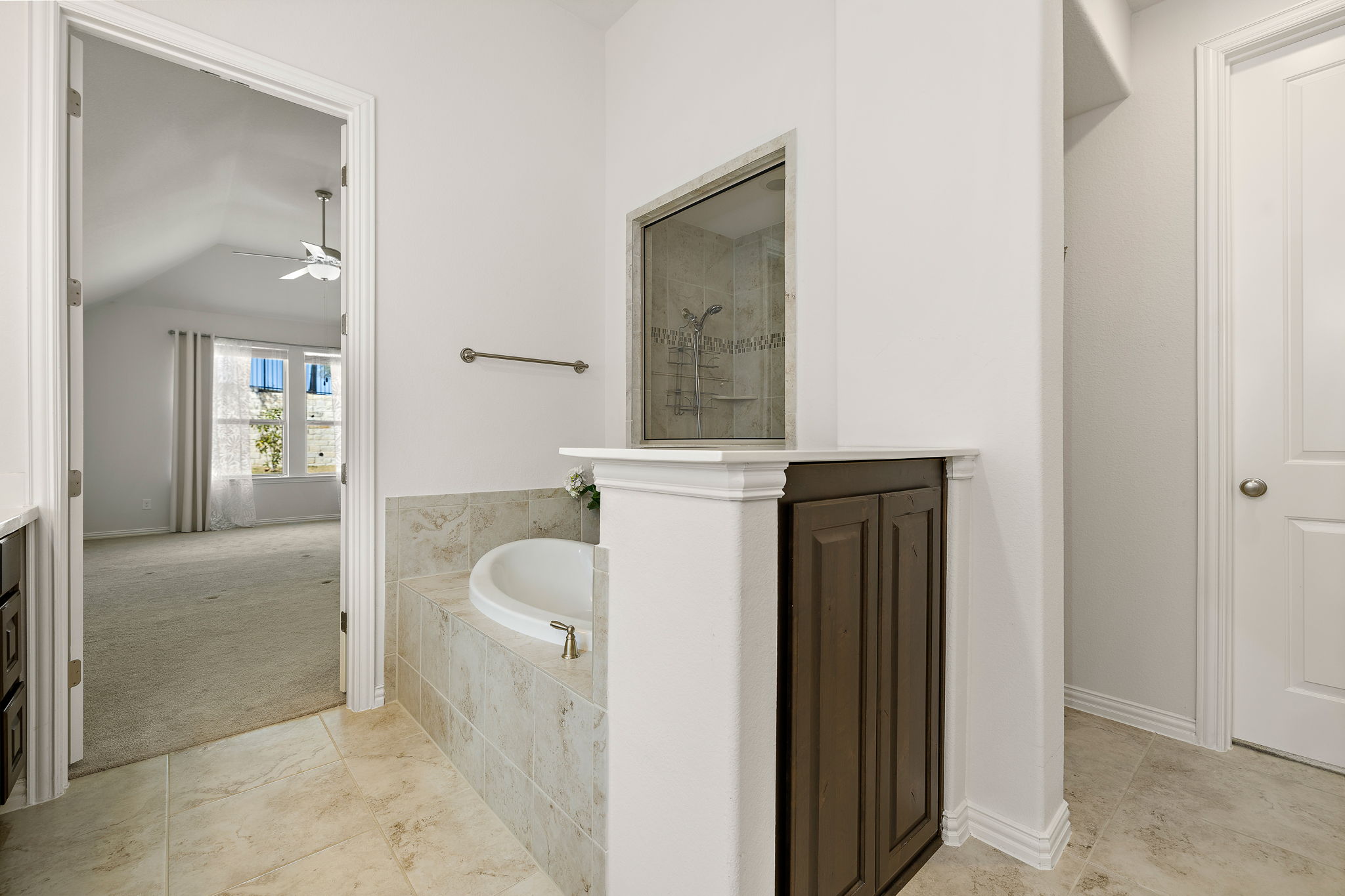 4201 Vespa Cove Leander, TX 78641 - Photo 11 of 29 a bathroom with a sink a toilet and shower