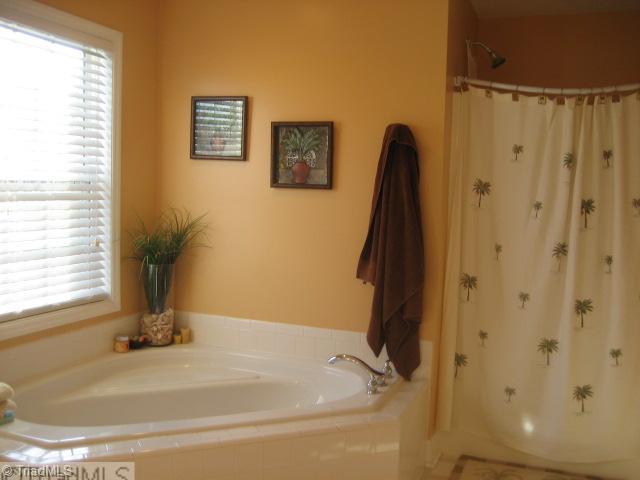 6215 Spring Park Road Clemmons, NC 27012 - Photo 9 of 16 Master Bath/Spa. Master Bath is very spaciouss 11 X 12 with jetted tub and seperate shower