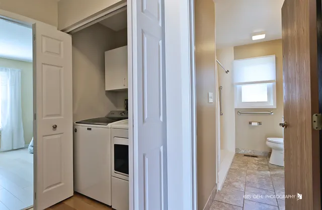 a bathroom with a toilet sink