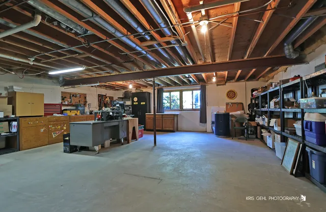 a view of storage and utility room