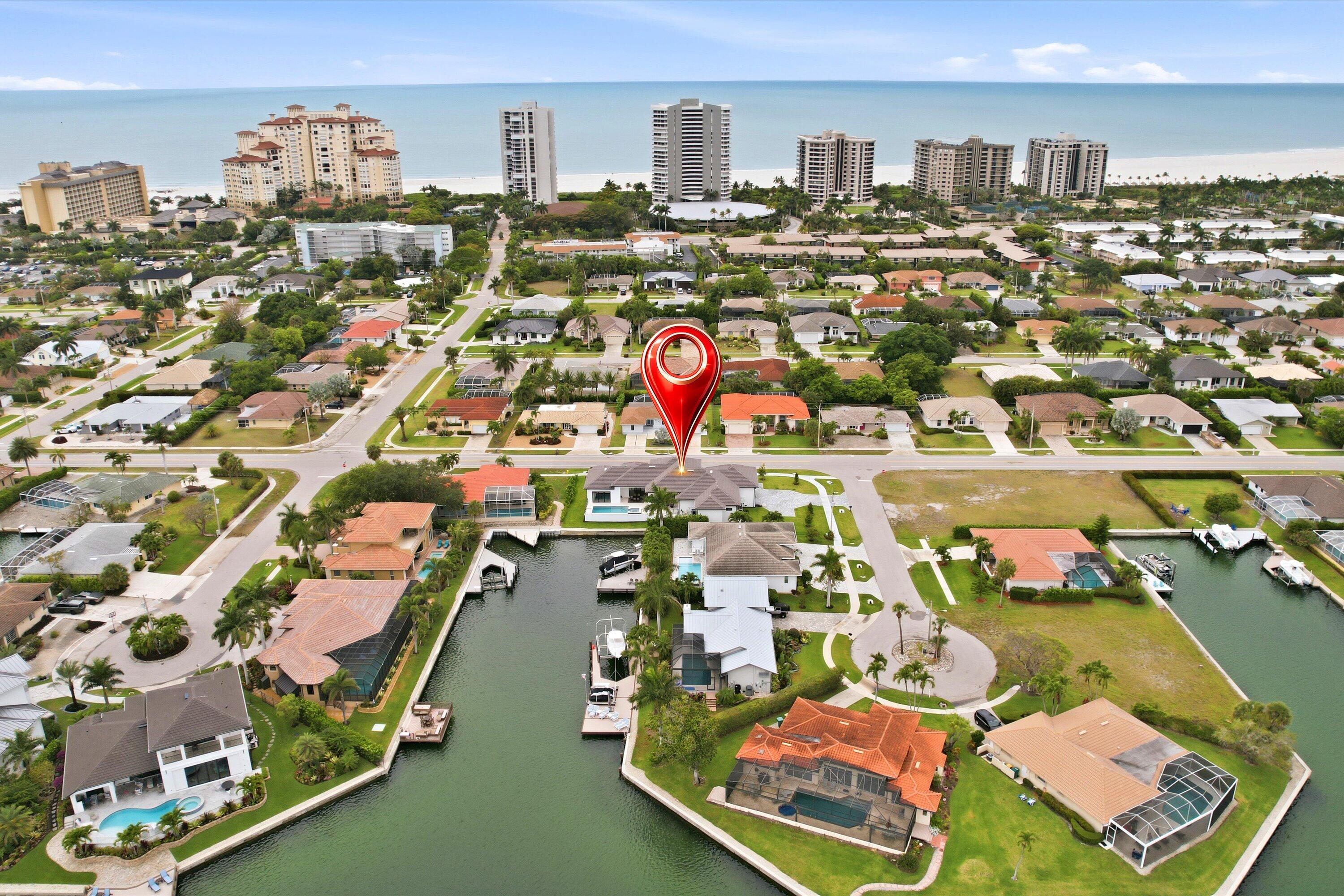211 Landmark Street Marco Island, FL 34145 - Photo 82 of 85 82-Aerial Photo 009