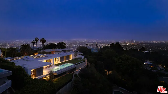 a view of a balcony with city view