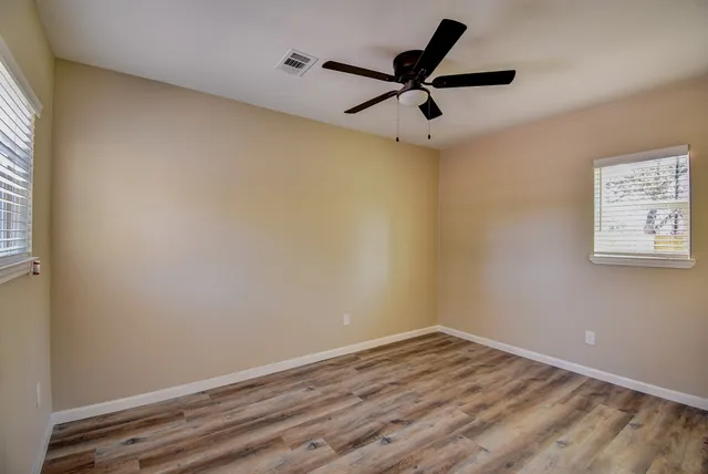 wooden floor in an empty room