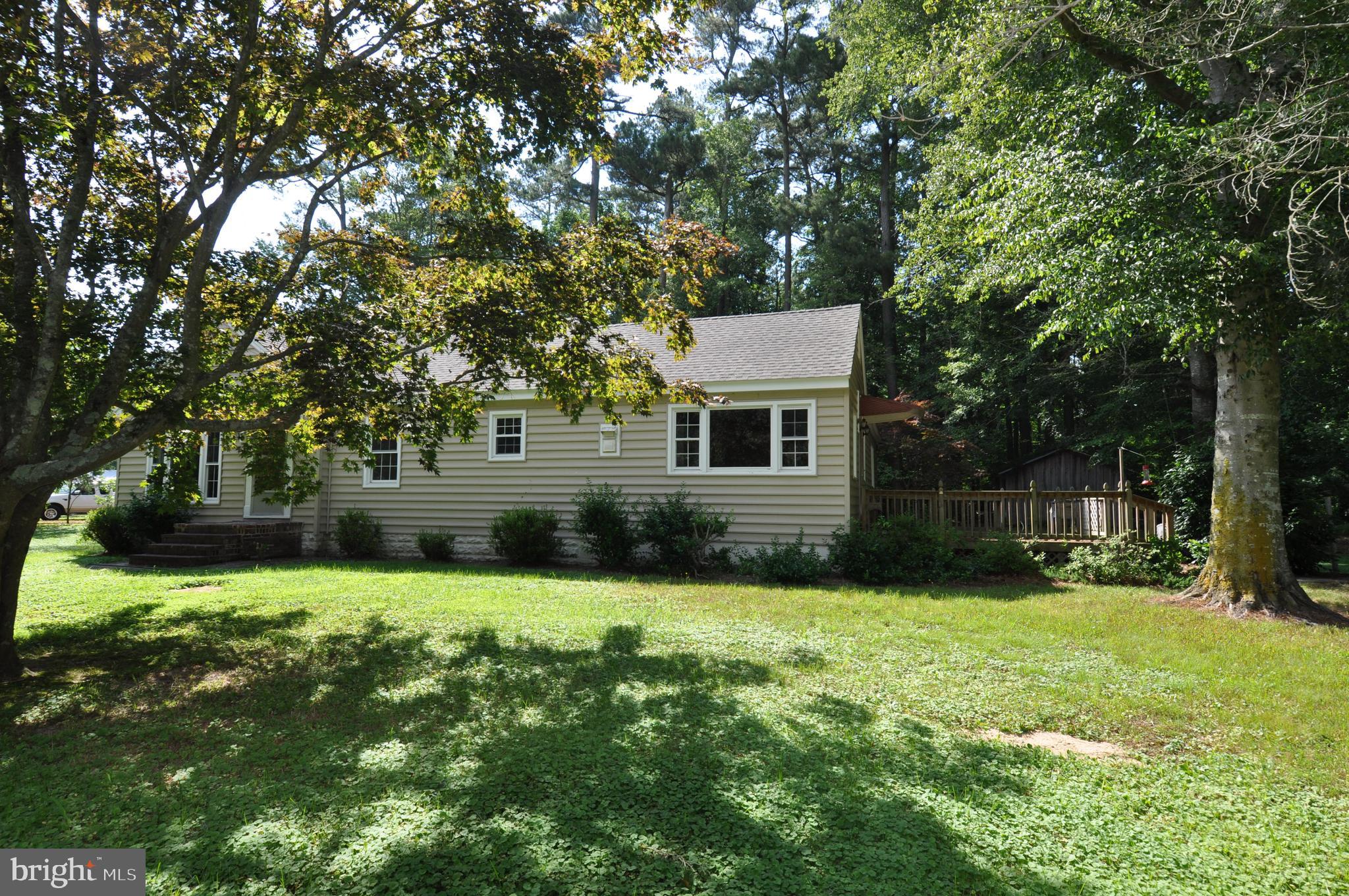 635 Cedar Hall Road Pocomoke City, MD 21851 - Photo 5 of 48 a front view of a house with yard and green space