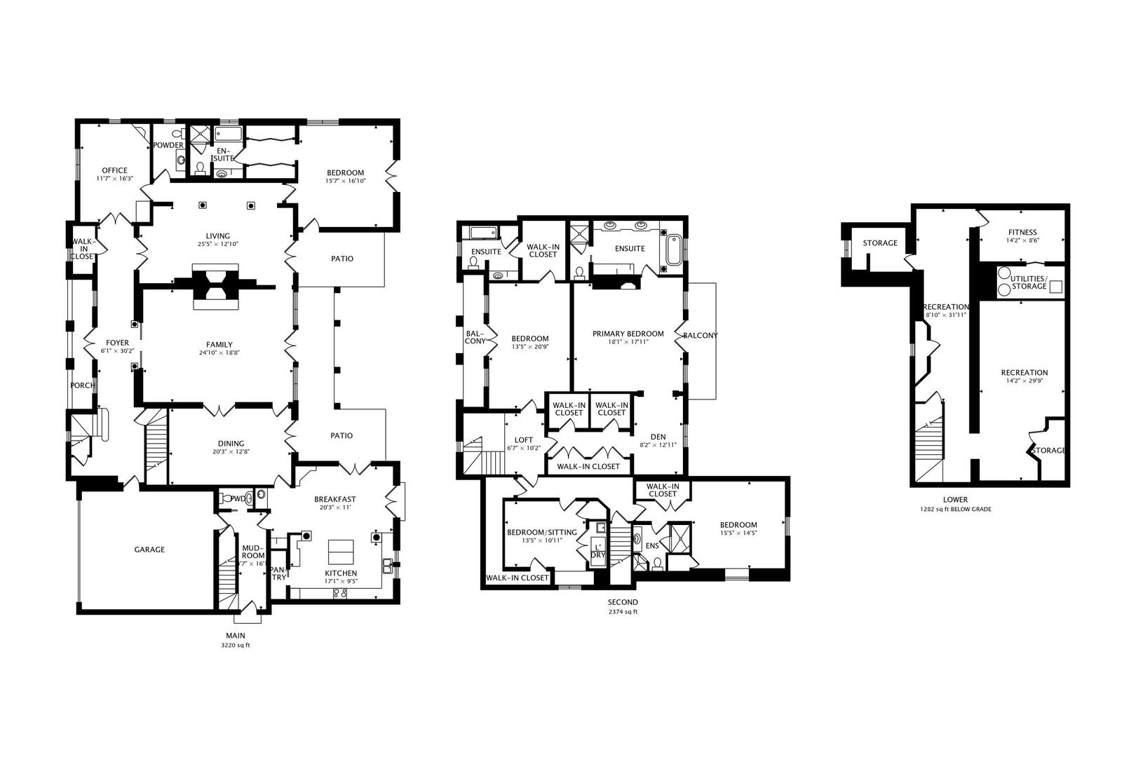 900 North Prospect Avenue Park Ridge, IL 60068 - Photo 36 of 36 a picture of a floor plan