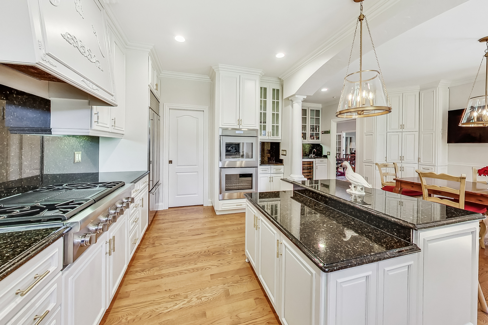 900 North Prospect Avenue Park Ridge, IL 60068 - Photo 9 of 36 a large kitchen with stainless steel appliances granite countertop a sink stove and refrigerator