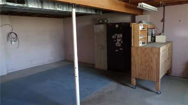 a view of storage and utility room