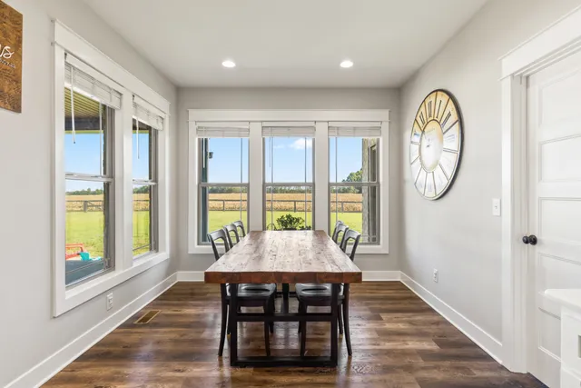 a very nice looking room with a large window