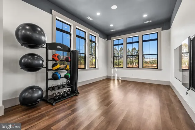 a room with furniture and window