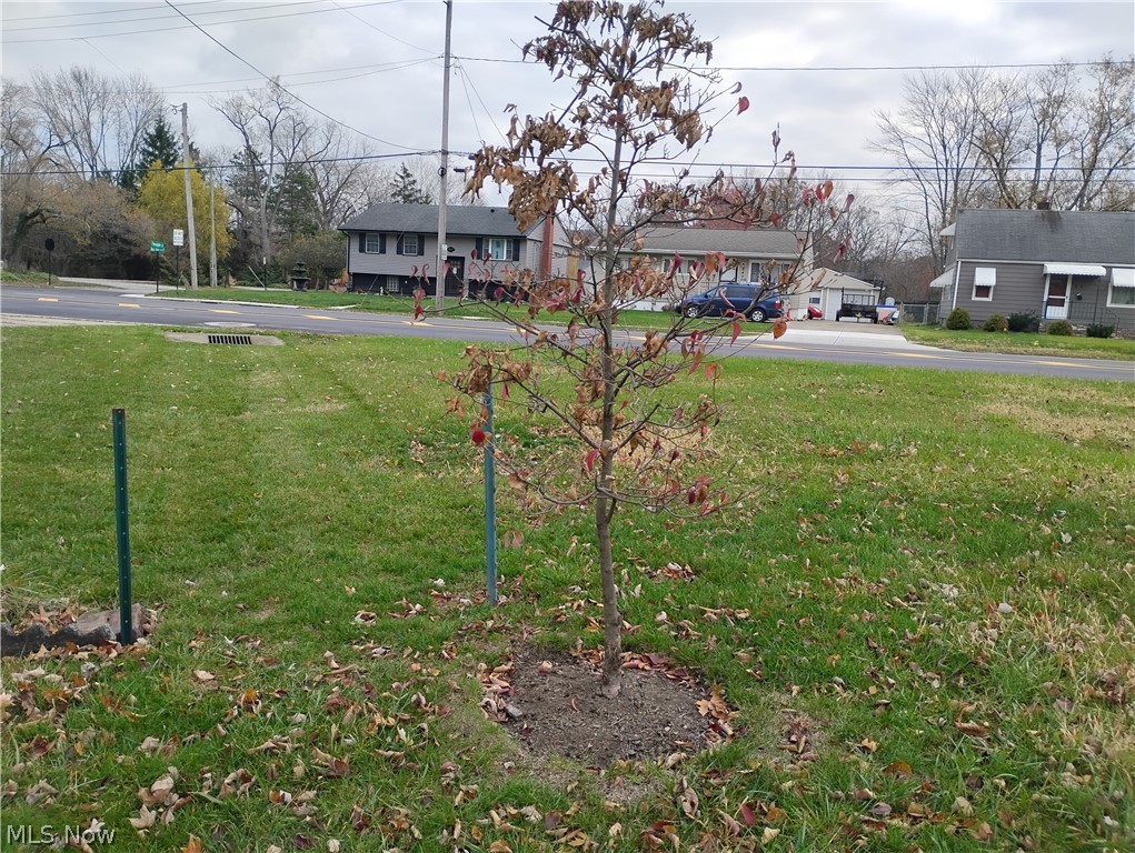 950 West River Road North Elyria, OH 44035 - Photo 6 of 13 These markers, are the split easement in addition to the 2 vacant lots to the right of the pins.