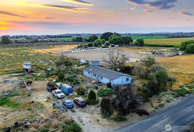 a view of a lake with a mountain