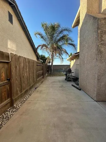 a front view of a house with stairs