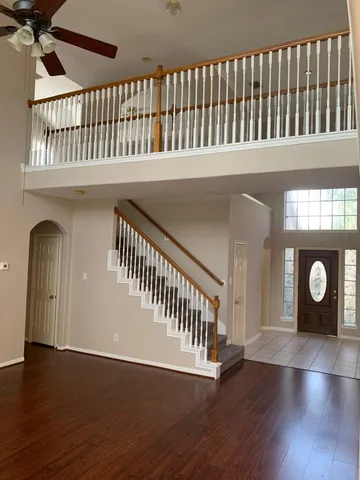 wooden floor with a window