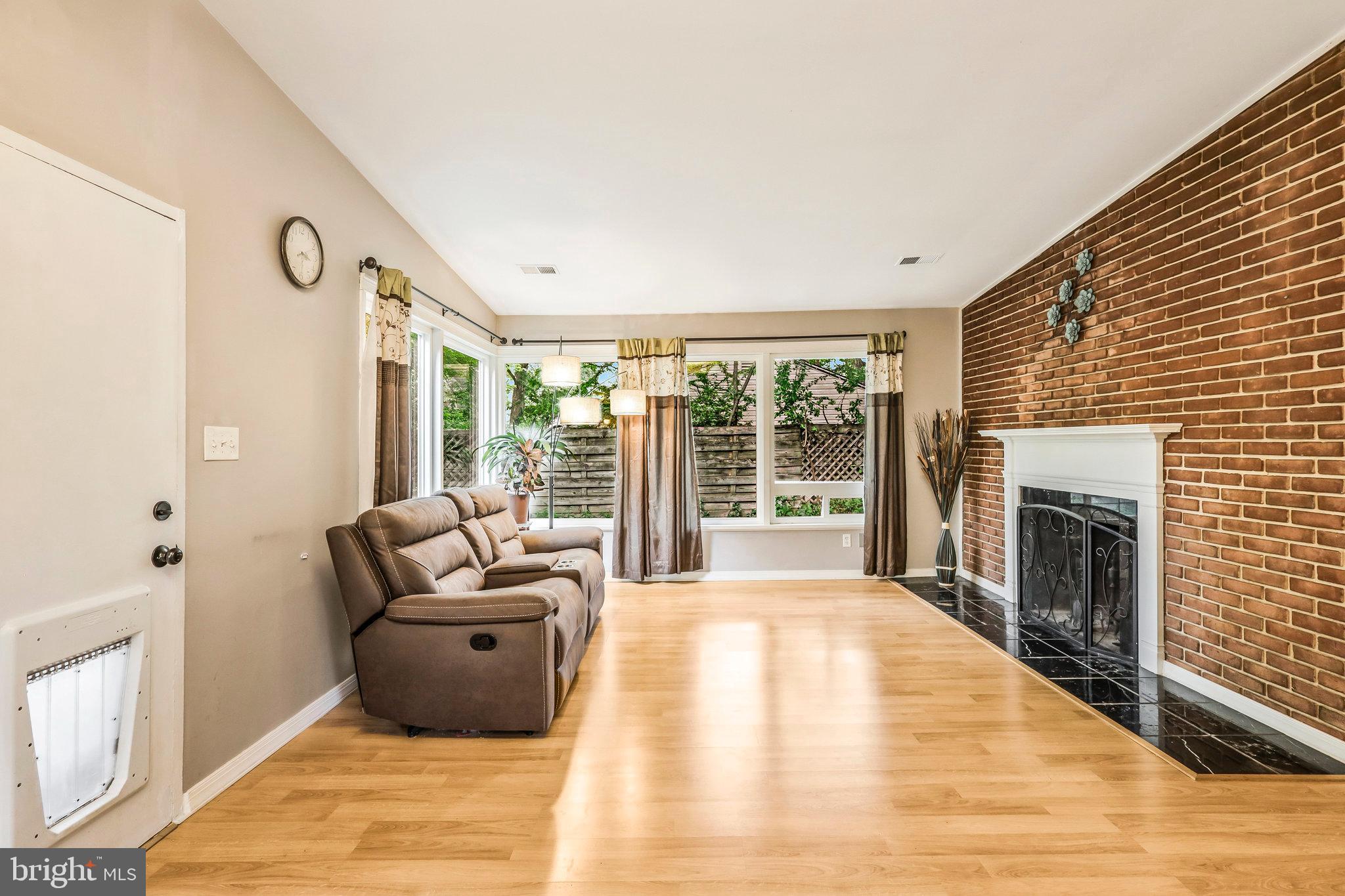 3132 Manor Road Falls Church, VA 22042 - Photo 4 of 29 Living Room with Fireplace