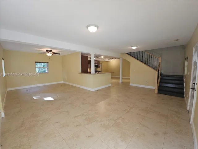 a view of empty room