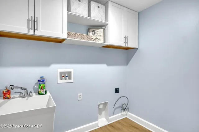 a close view of cabinet