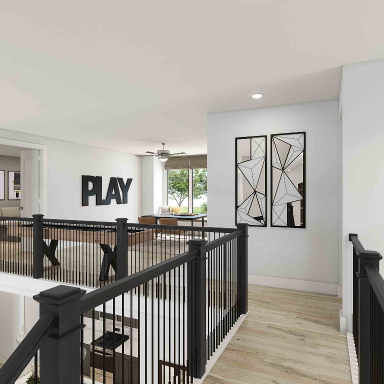 7926 Antler Rdg Drive Fulshear, TX 77441 - Photo 4 of 11 a view of a hallway with windows and furniture