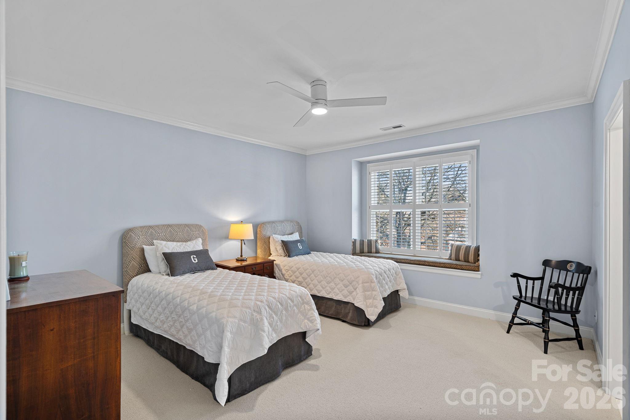 19016 Wildcat Trail Davidson, NC 28036 - Photo 32 of 48 a bedroom with two beds and a window