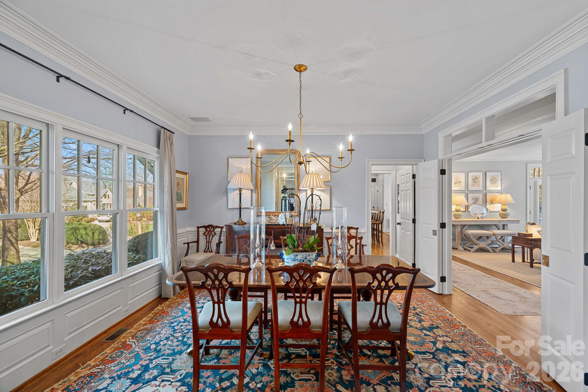 19016 Wildcat Trail Davidson, NC 28036 - Photo 8 of 48 a view of a dining room with furniture window and outside view