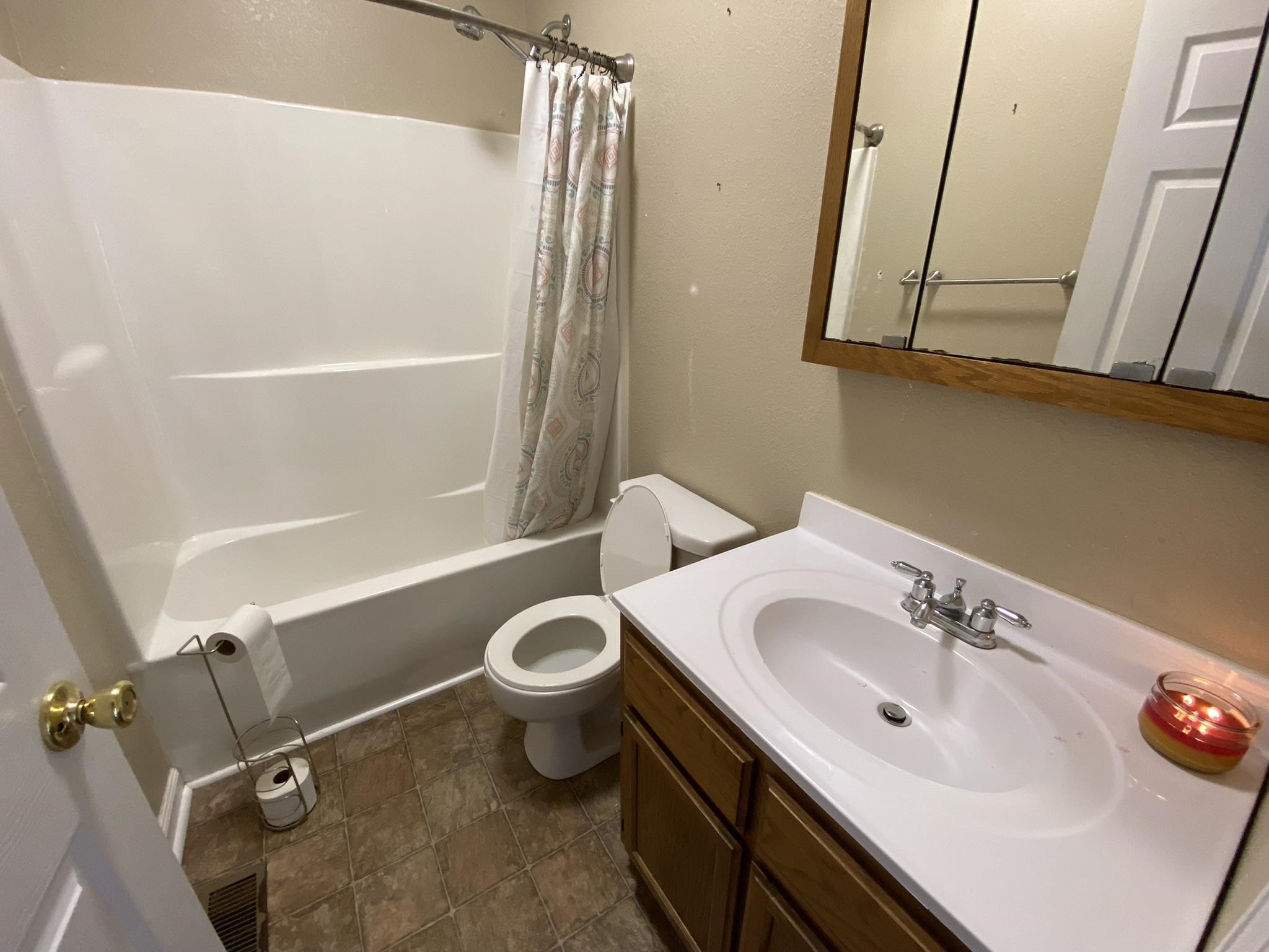 124 Milan Road Finger, TN 38334 - Photo 16 of 32 a bathroom with a sink and a mirror