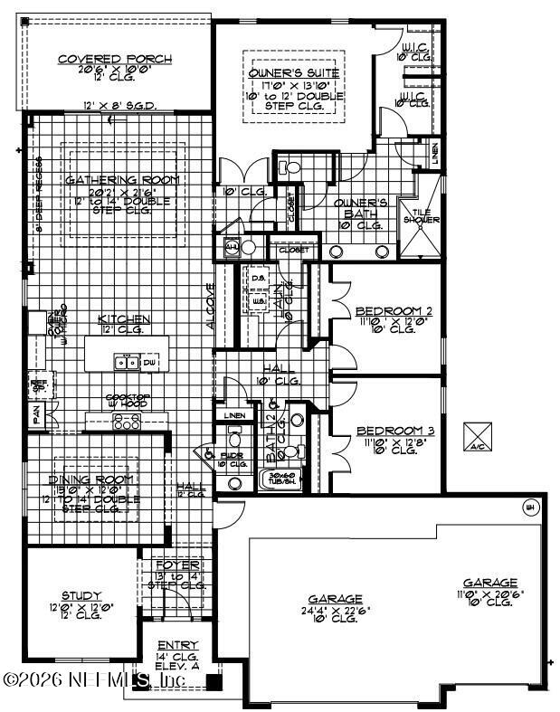 331 Sandy Bluff Drive, Unit 78 Yulee, FL 32097 - Photo 5 of 5 Morningside Floorplan