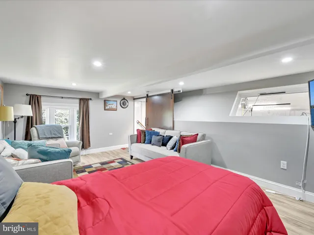 a view of a swimming pool with an ocean view