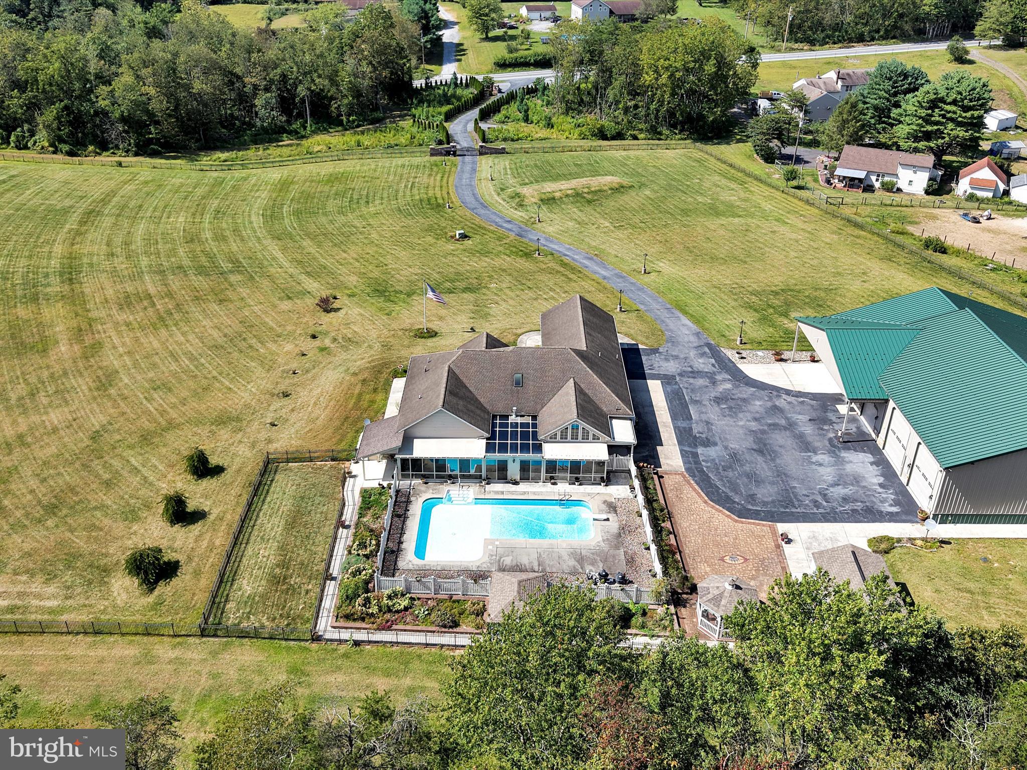 1120 Suedberg Road Pine Grove, PA 17963 - Photo 69 of 75 an aerial view of a house with a yard