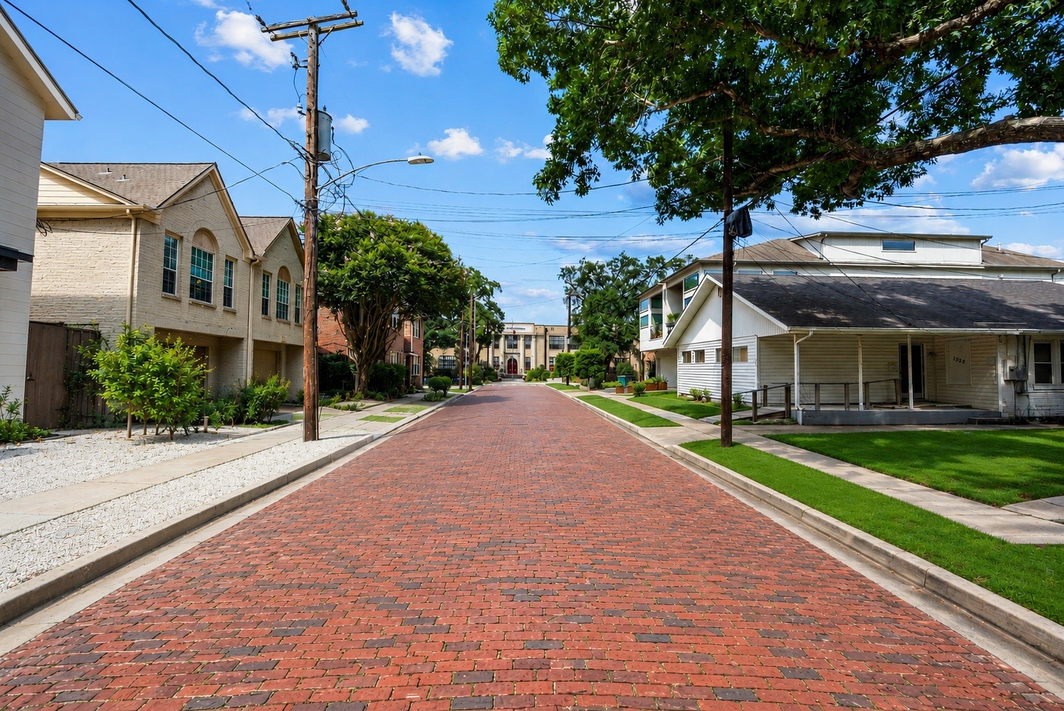 1524 Michigan Street Houston, TX 77006 - Photo 3 of 10 Classic brick streets, mature trees, and timeless character make Hyde Park one of Houston's most beloved neighborhoods.