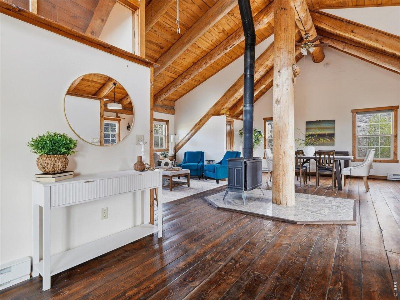 1652 Eiger Road Livermore, CO 80536 - Photo 18 of 50 A Frame w/Gorgeous Log Beams