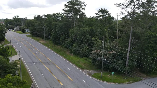 a view of a balcony with an outdoor space