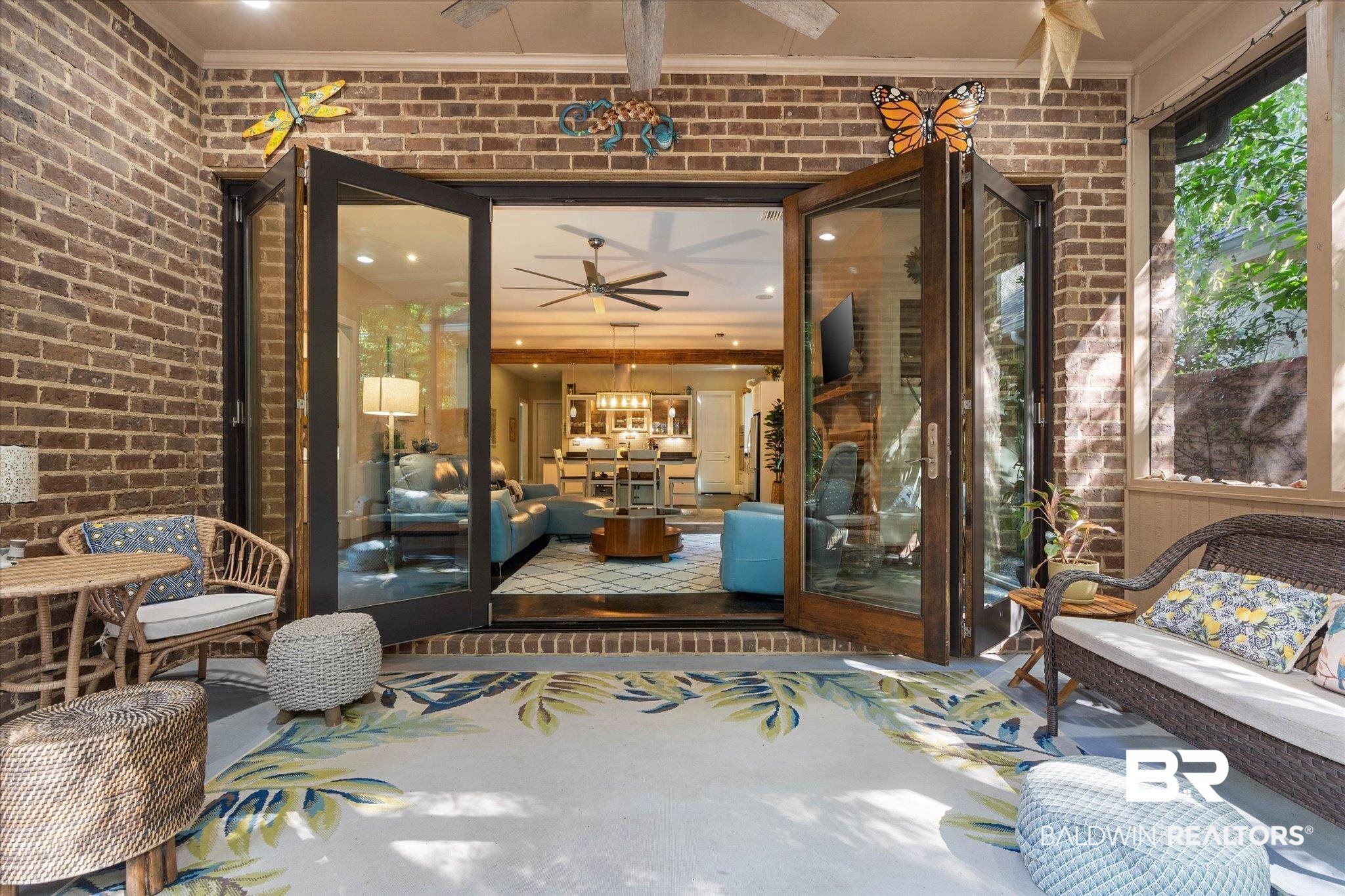 3400 Rue Royal Mobile, AL 36693 - Photo 24 of 33 View of patio / terrace featuring ceiling fan and an outdoor hangout area
