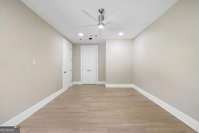 a view of an empty room