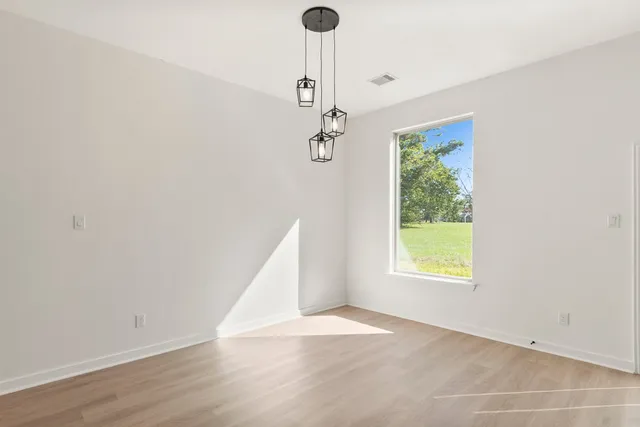wooden floor in an empty room