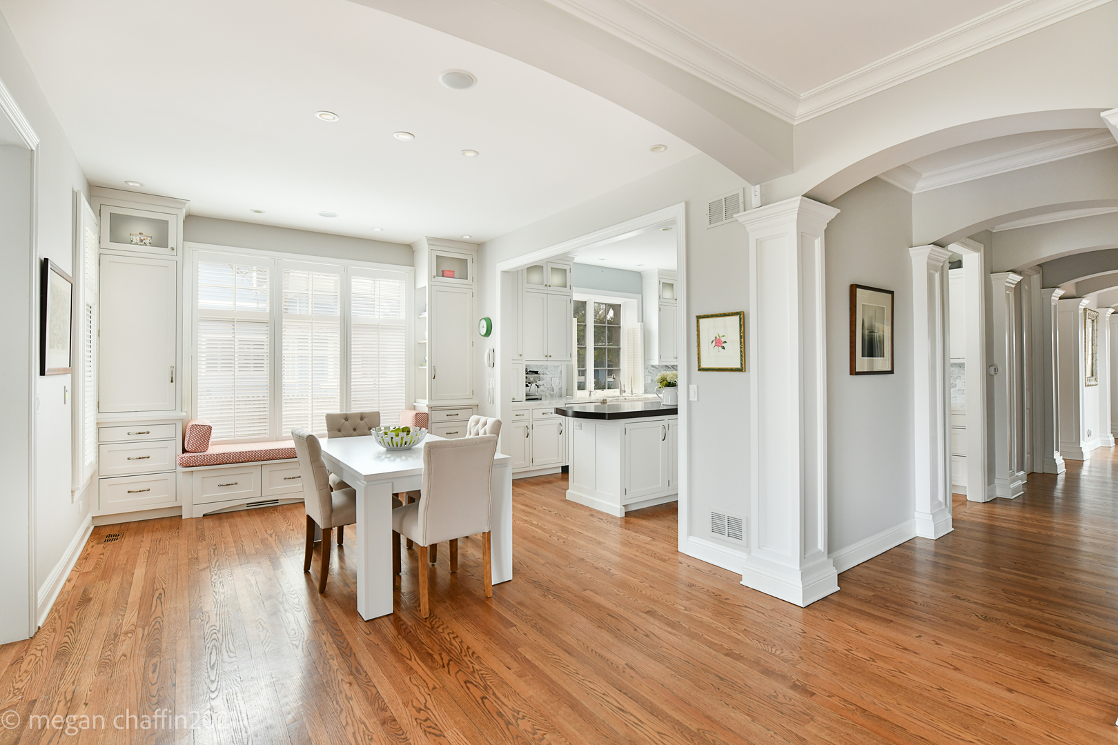 102 Church Road Winnetka, IL 60093 - Photo 17 of 46 a view of a dining room with furniture and wooden floor