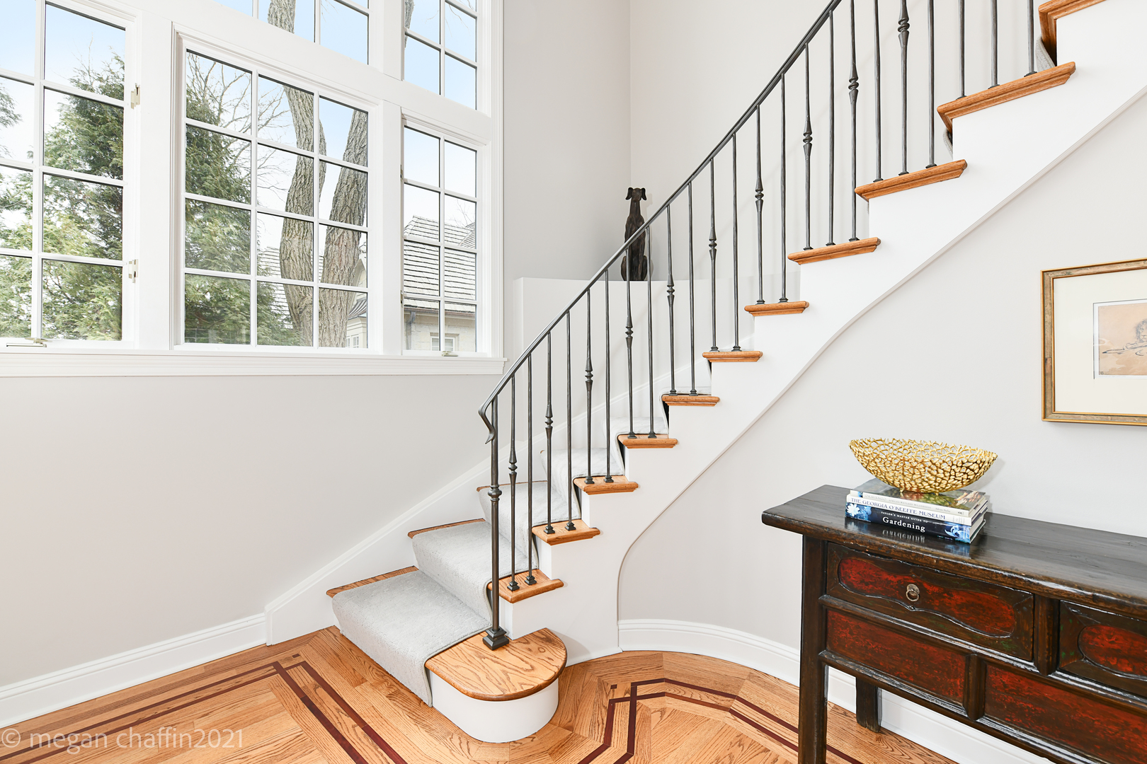 102 Church Road Winnetka, IL 60093 - Photo 21 of 46 a view of entryway and hall with wooden floor