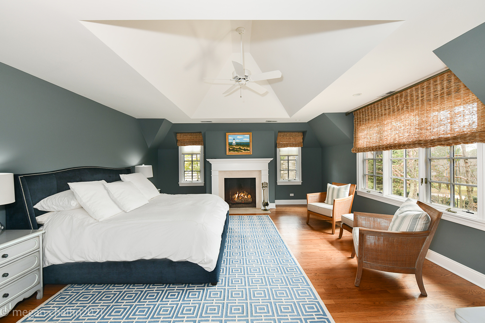 102 Church Road Winnetka, IL 60093 - Photo 25 of 46 a living room with furniture large window and fireplace