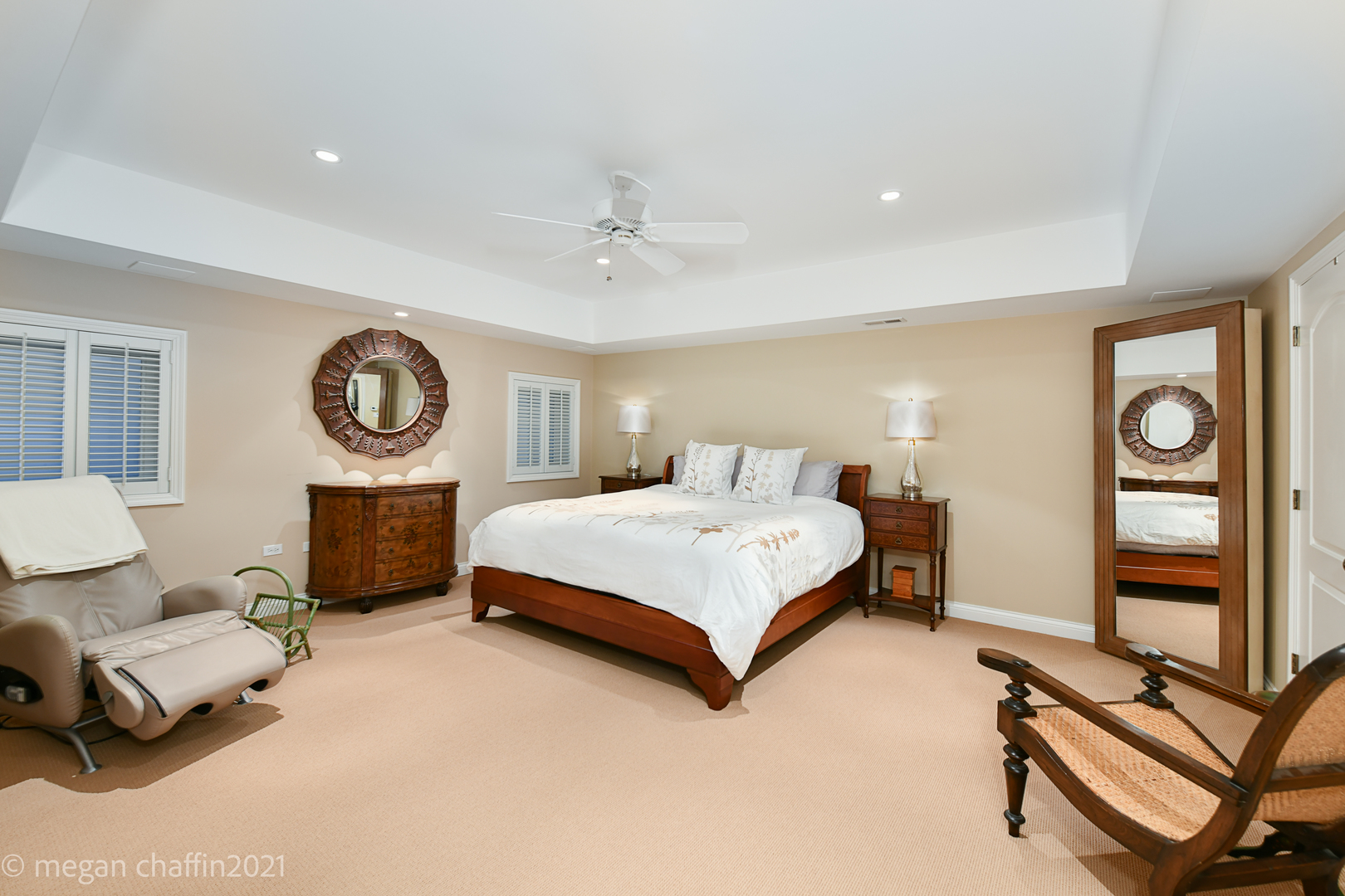 102 Church Road Winnetka, IL 60093 - Photo 38 of 46 a bedroom with a bed chair and dresser