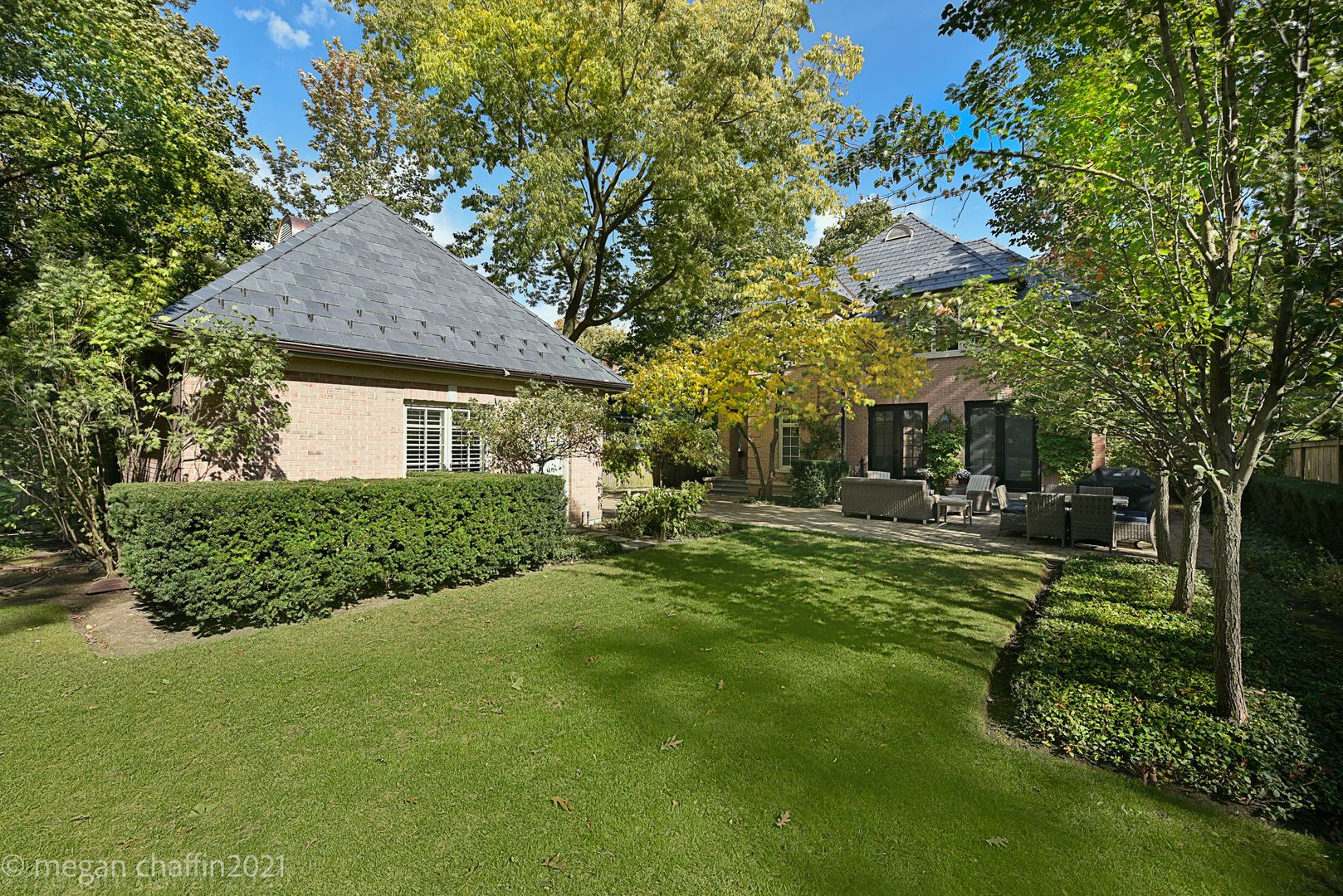 102 Church Road Winnetka, IL 60093 - Photo 43 of 46 a front view of a house with a yard