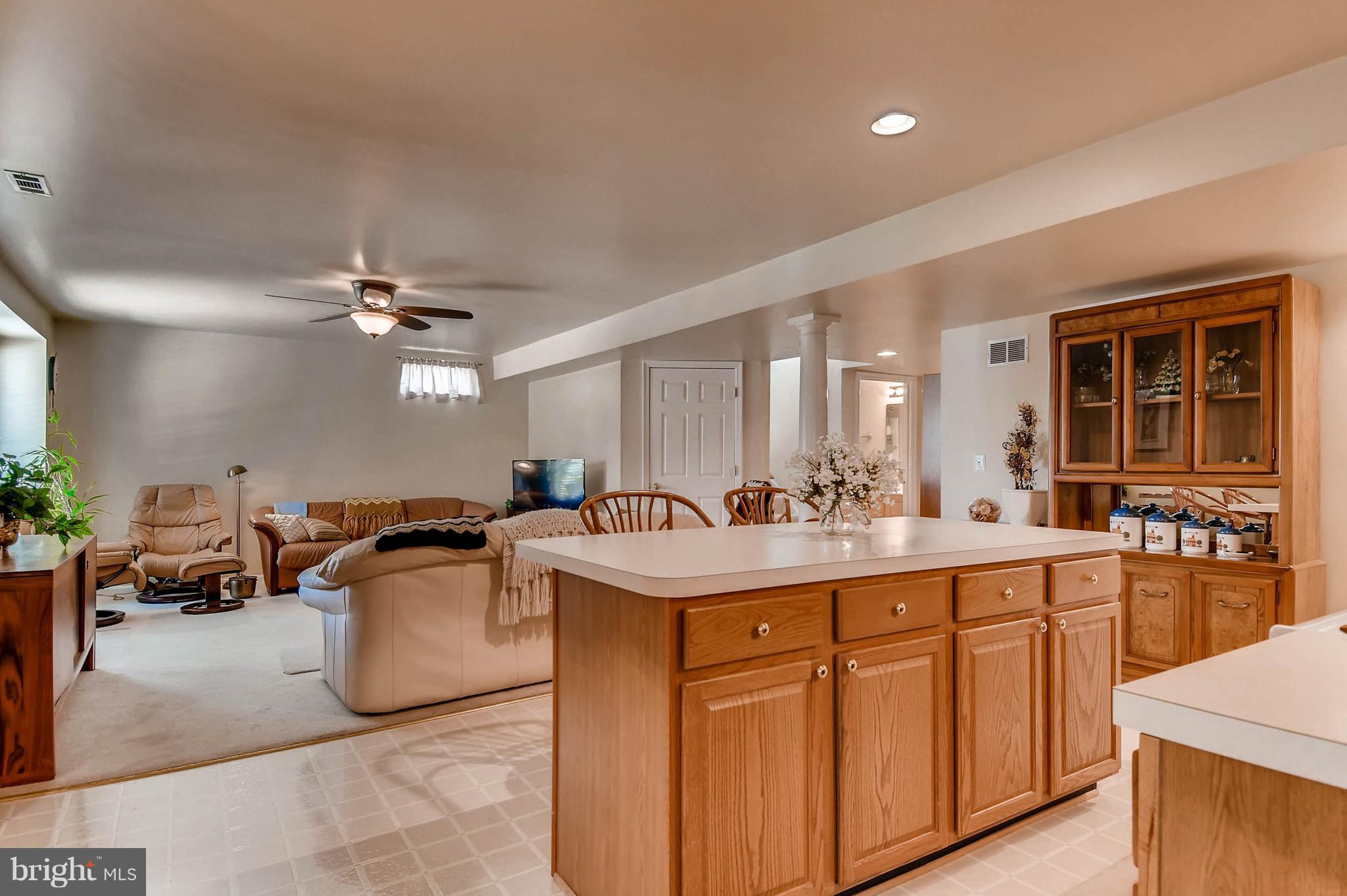 9639 Gerst Road Perry Hall, MD 21128 - Photo 25 of 30 Basement high ceilings allow for ceiling fan