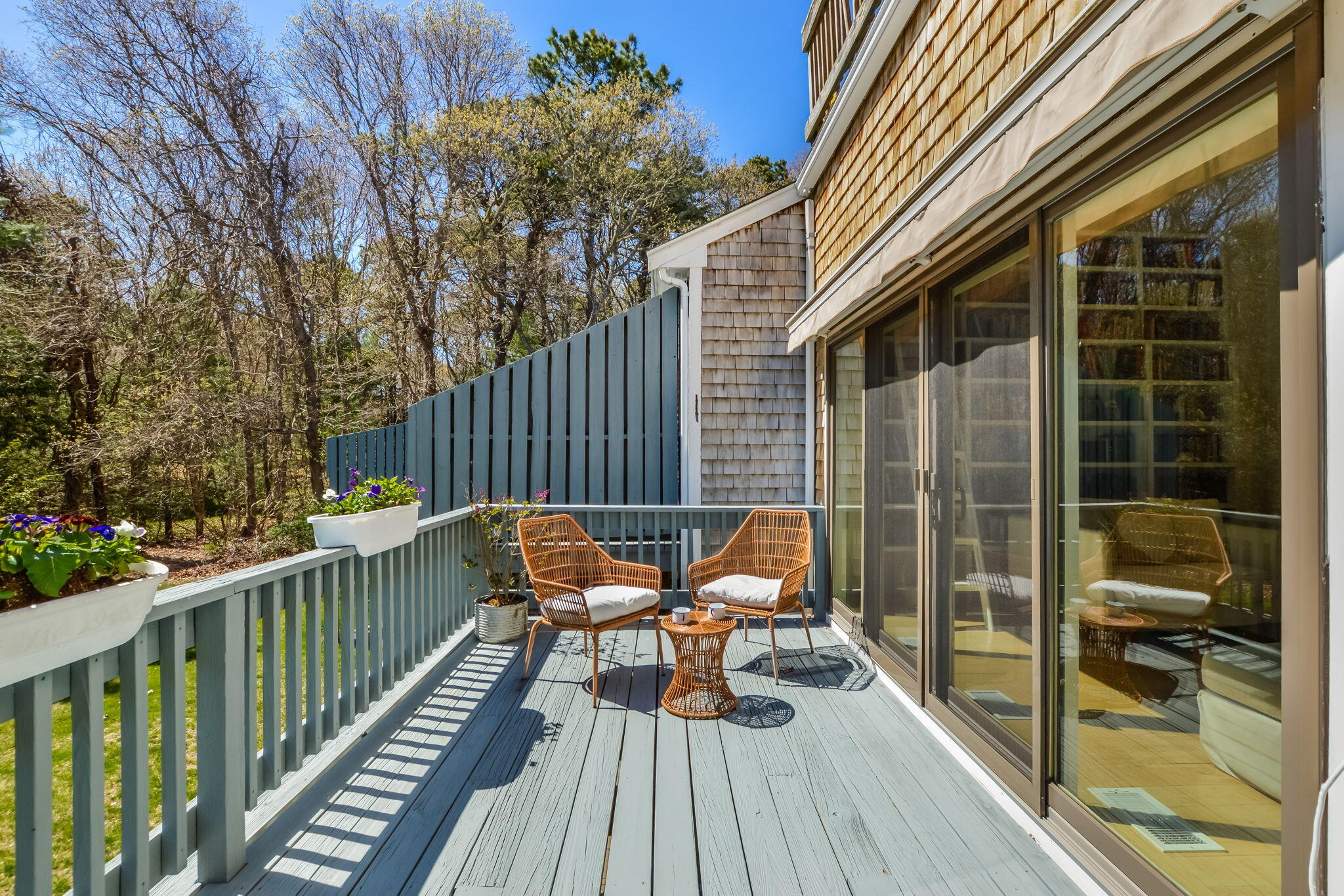 4 Riverview Avenue, Unit G Mashpee, MA 02649 - Photo 15 of 39 a view of balcony with furniture