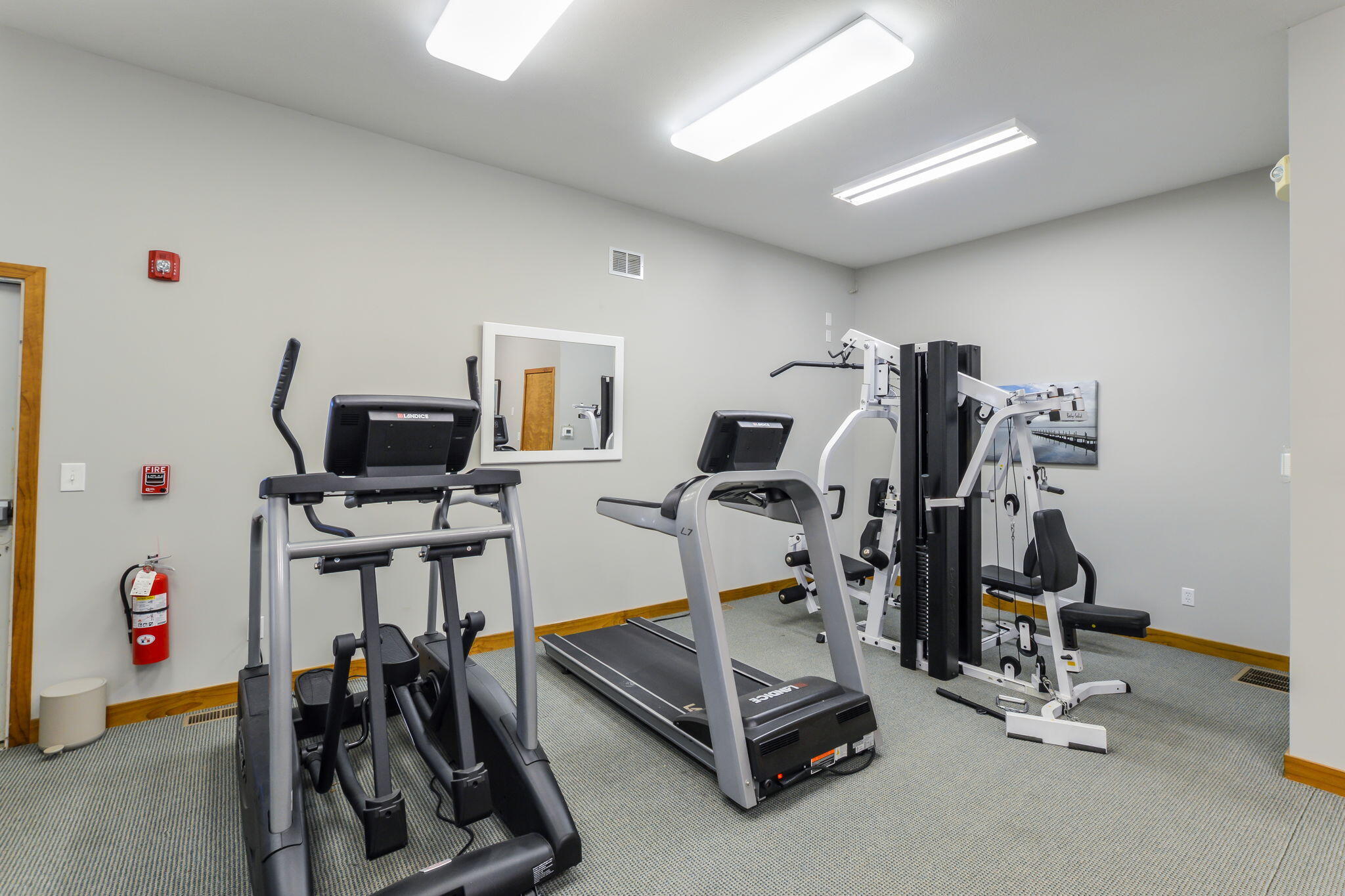 4 Riverview Avenue, Unit G Mashpee, MA 02649 - Photo 31 of 39 a view of a room with gym equipment